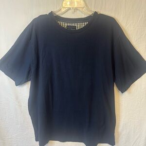 2/$20 🤩 L.L.Bean Navy Short Sleeve Tee Shirt Size Large L